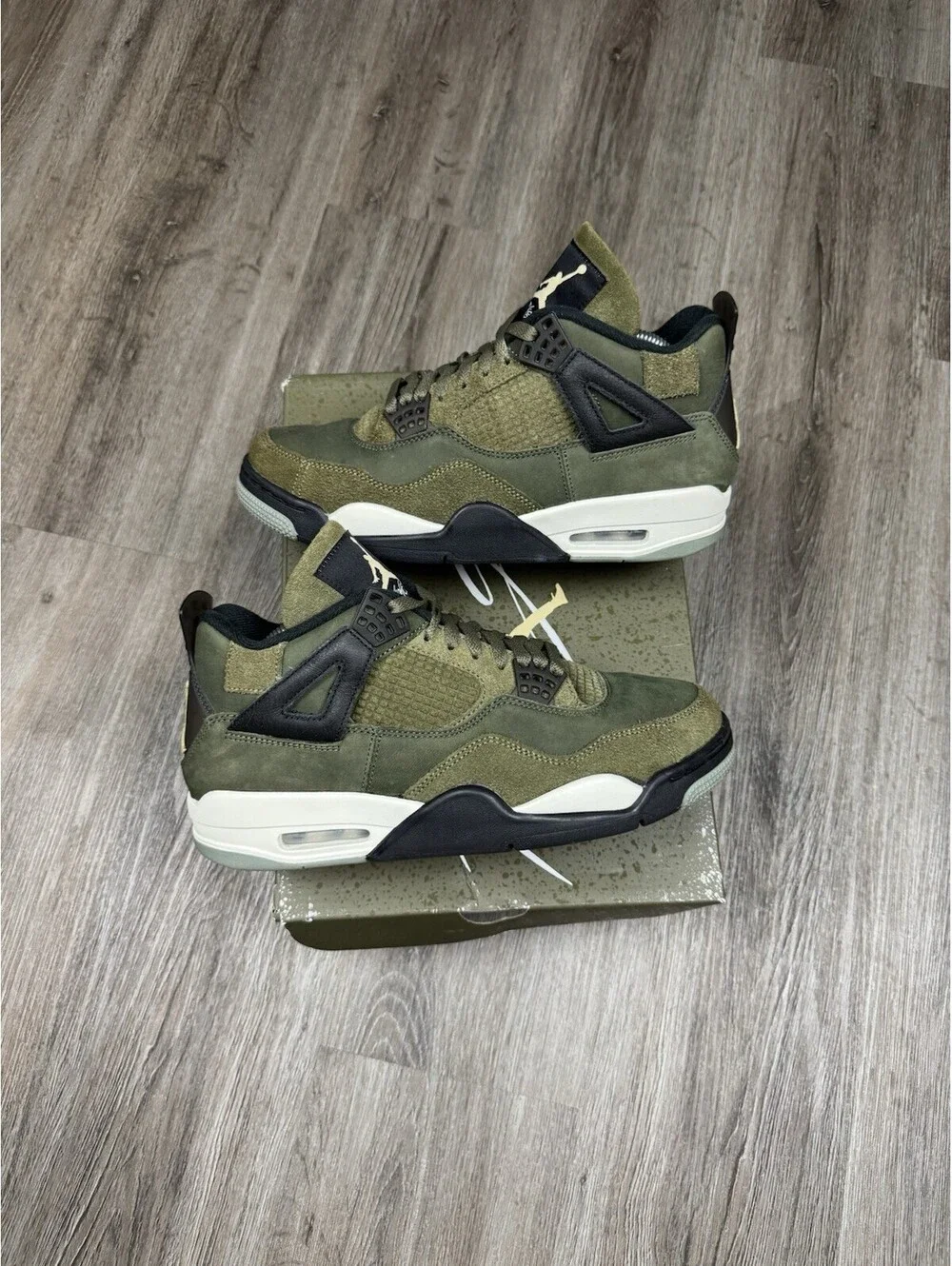 Size 9.5 - Jordan 4 SE Retro Low Craft - Olive (CLEAN!)